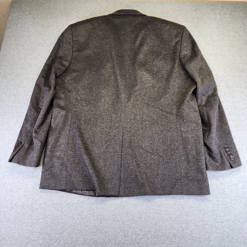 Lauren Ralph Lauren Mens 50L Gray Silk Wool Cashmere Blazer Sport Coat Jacket